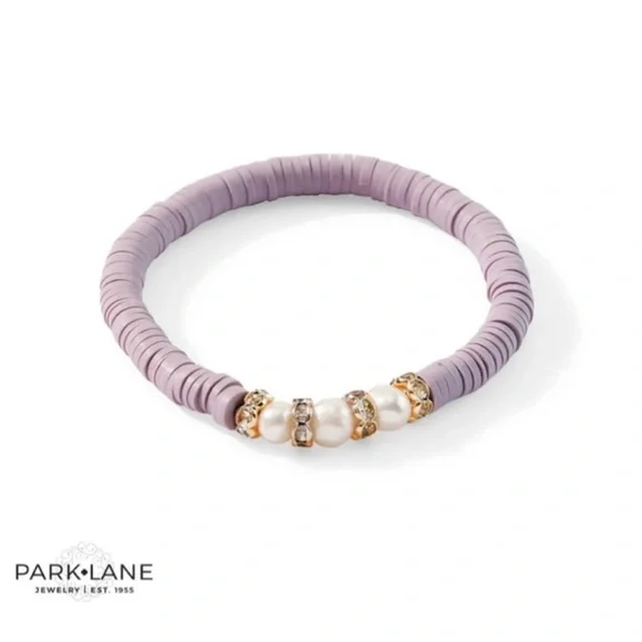 Park Lane Lavender Beaded Bracelet! BNWT!! Retired!!! - Picture 2 of 4